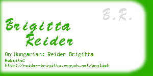 brigitta reider business card